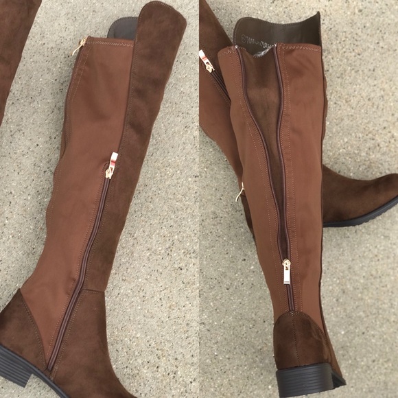 Nature Brown Knee High Over-the-Knee Winter Boot - Picture 4 of 6